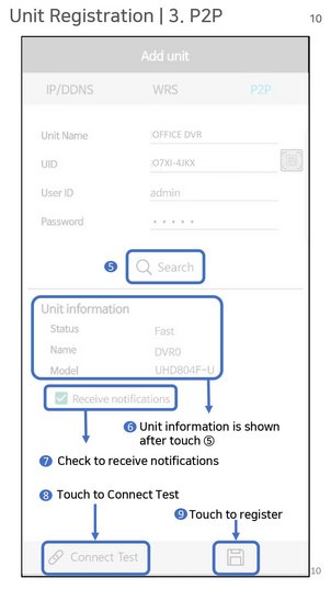 Verbindungstest mit Speicherung (Android)