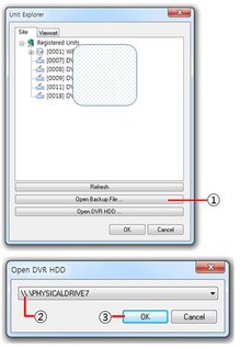 DVR Datei-Explorer für PC